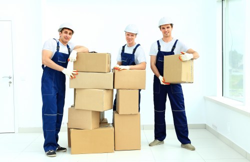 Professional removals team planning a move in Wandsworth