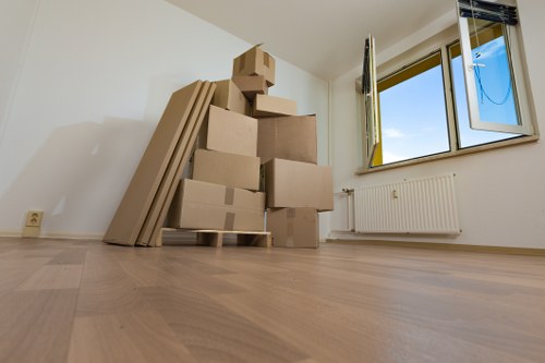 Household furniture being loaded for same day removals in Wandsworth