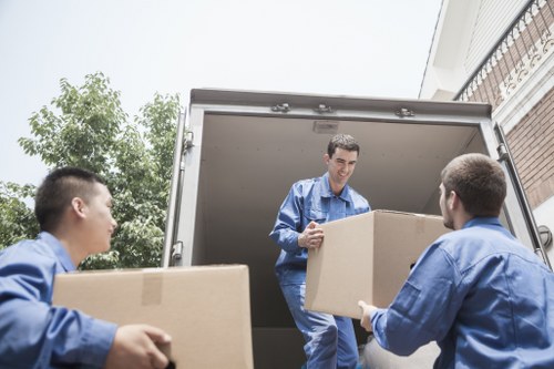 Variety of cardboard boxes and protective packing materials in Wandsworth
