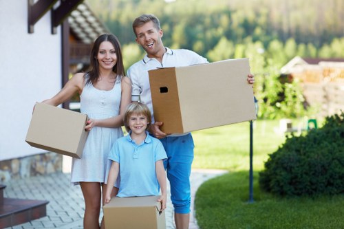 Planning access and loading for a house move in Wandsworth