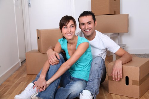 Professional man and van support for a move in Wandsworth