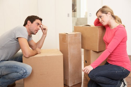 Systematic packing process for fragile items during a Wandsworth relocation