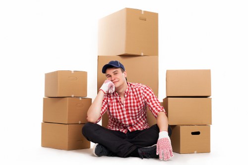 Organised storage space in Wandsworth for furniture and boxes