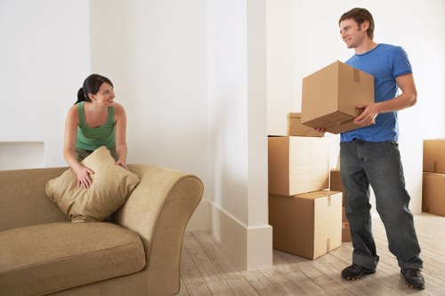 PPE and safety gear used during a professional removals job